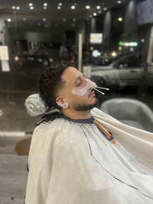 Skin fade & beard sculpt